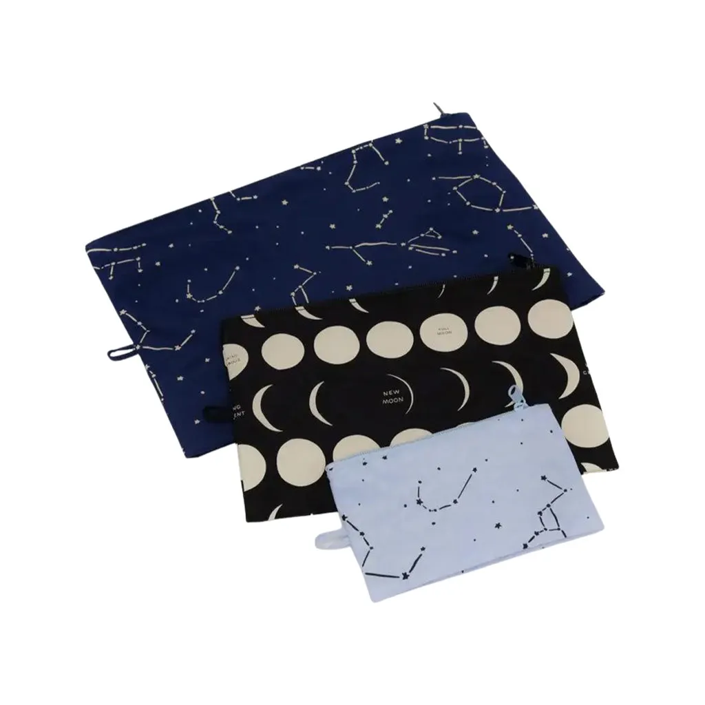 Baggu Go Pouch Set, Night Sky