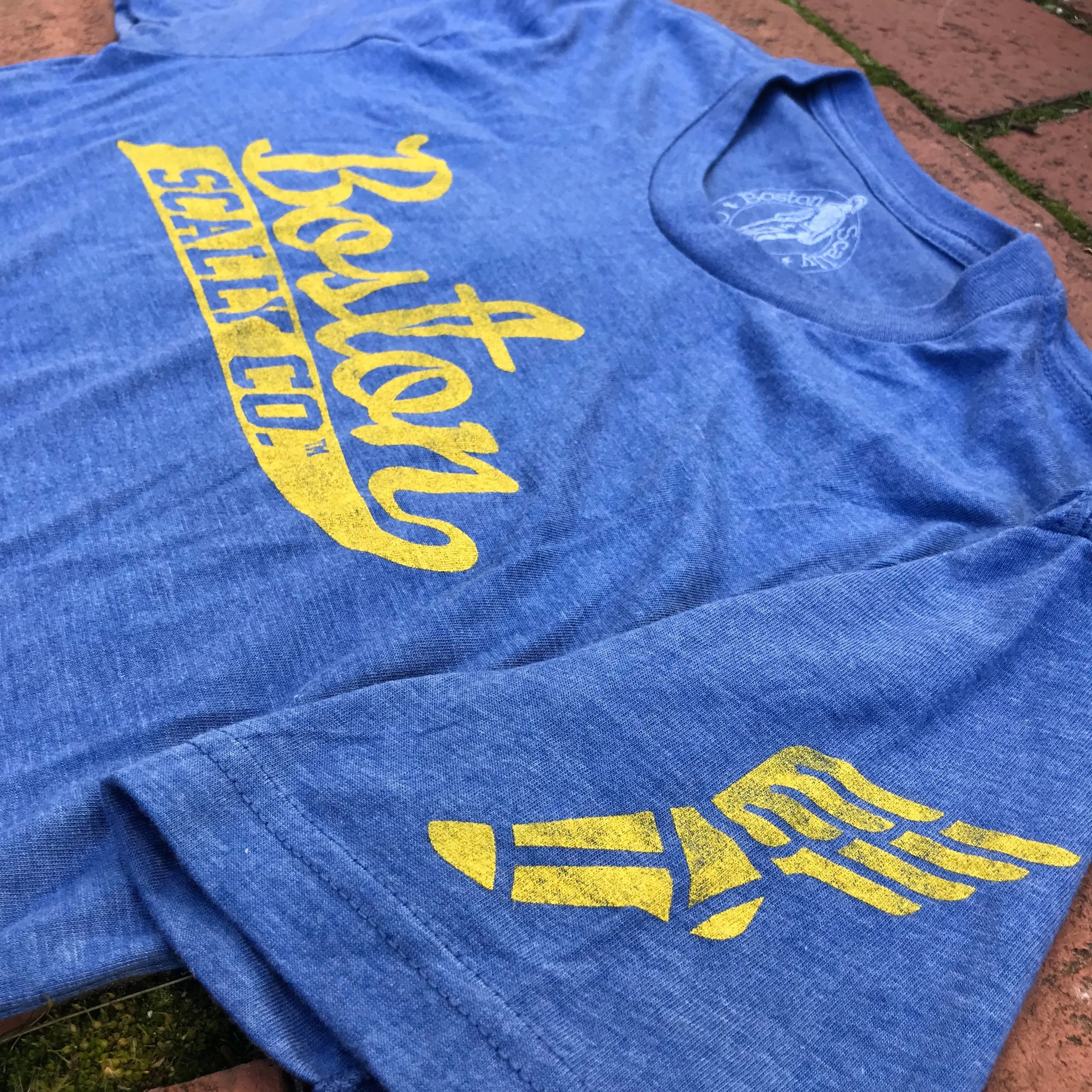 Boston Scally The Marathon Tee T-Shirt - Royal Blue