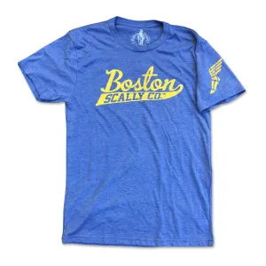 Boston Scally The Marathon Tee T-Shirt - Royal Blue