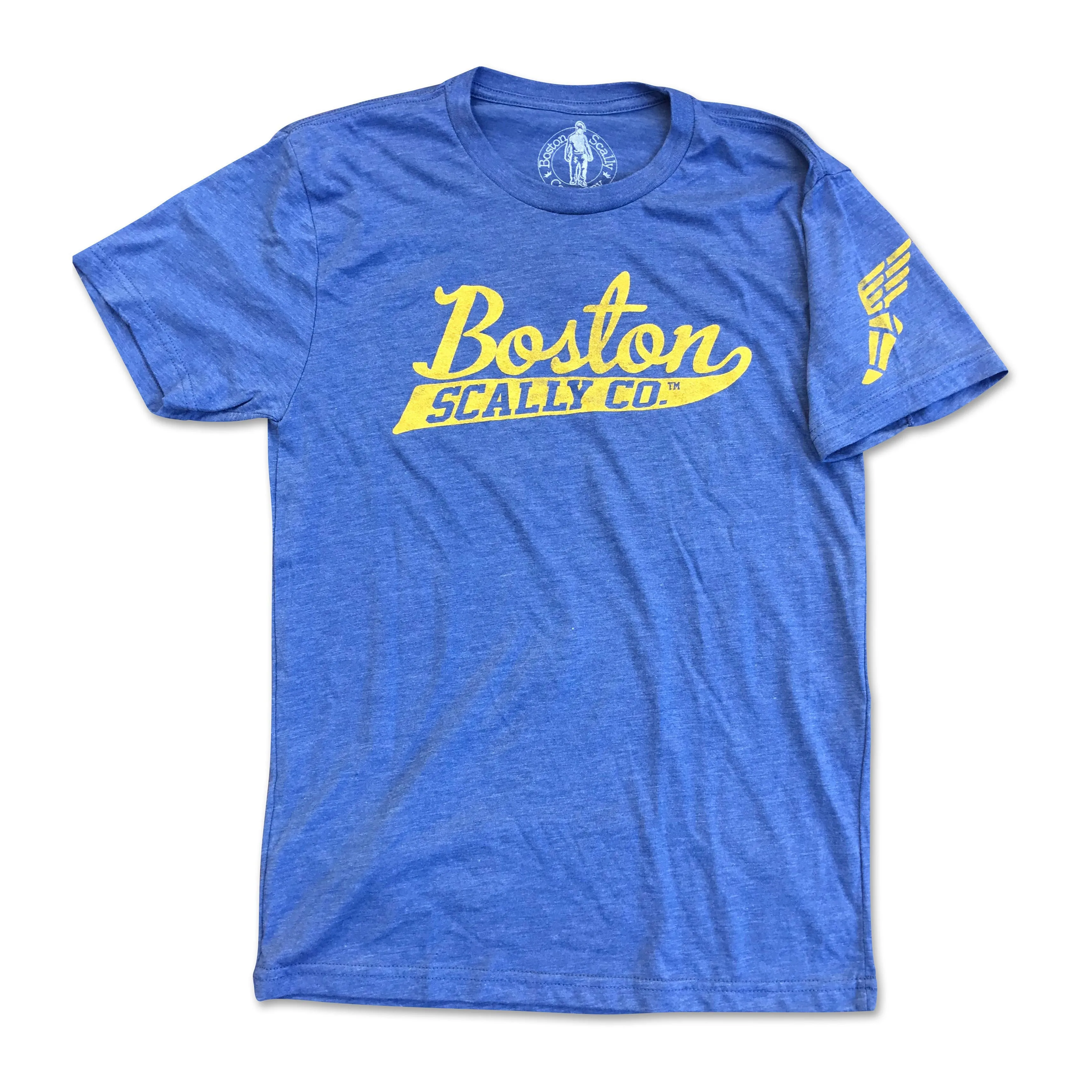 Boston Scally The Marathon Tee T-Shirt - Royal Blue