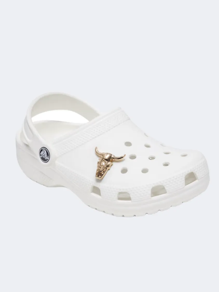 Crocs Cow Skull Unisex Lifestyle Pins Gold