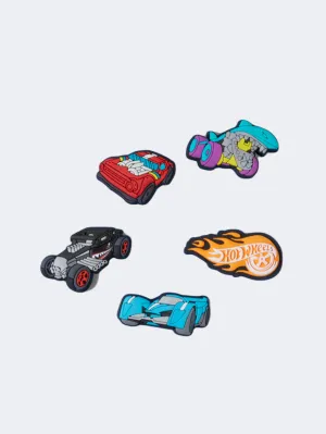 Crocs Hot Wheels 5 Pack Unisex Lifestyle Pins Multicolor