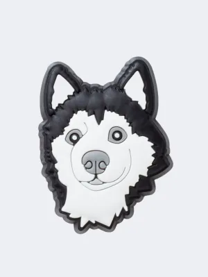 Crocs Husky Dog Unisex Lifestyle Pins Black/White