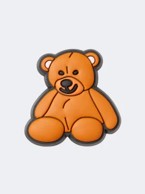 Crocs Teddy Bear Unisex Lifestyle Pins Brown