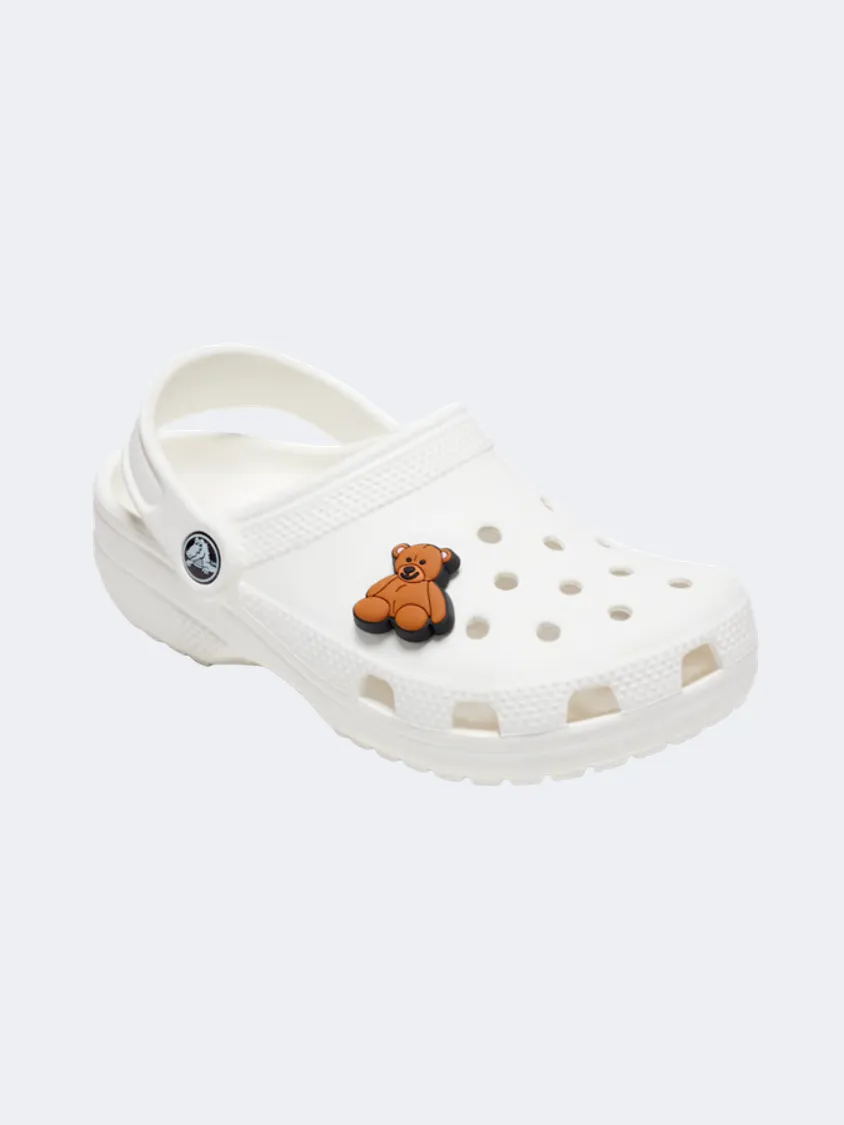 Crocs Teddy Bear Unisex Lifestyle Pins Brown