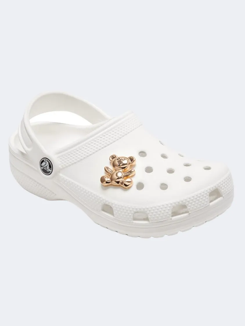 Crocs Teddy Bear Unisex Lifestyle Pins Gold