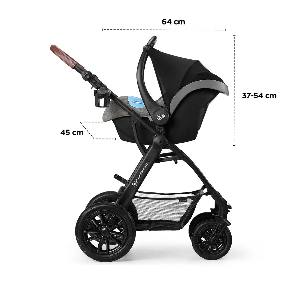 Kinderkraft Xmoov 3In1 Travel System with Car Seat included