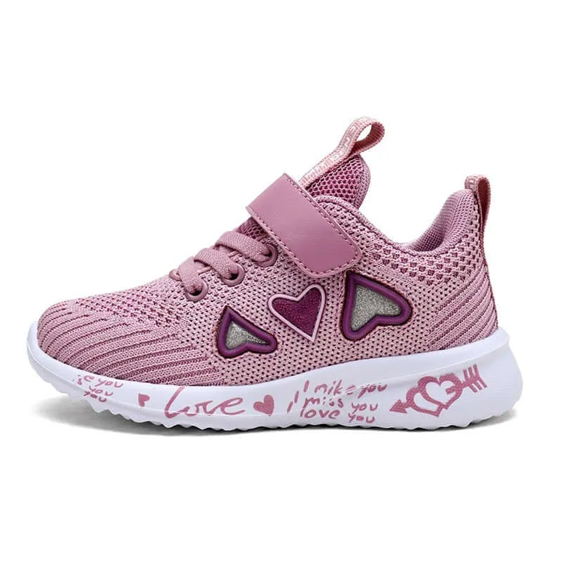 Light Mesh Girls Running Sneakers (2 - 8 yrs)