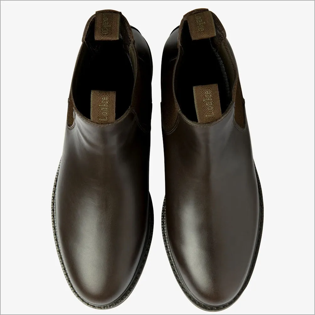 Loake Ducksworth Dark Brown Leather@