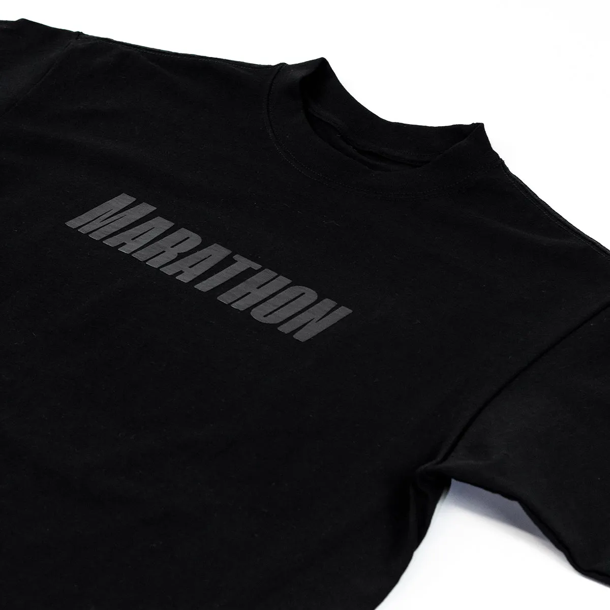 Marathon Lifestyle Tonal T-Shirt - Black