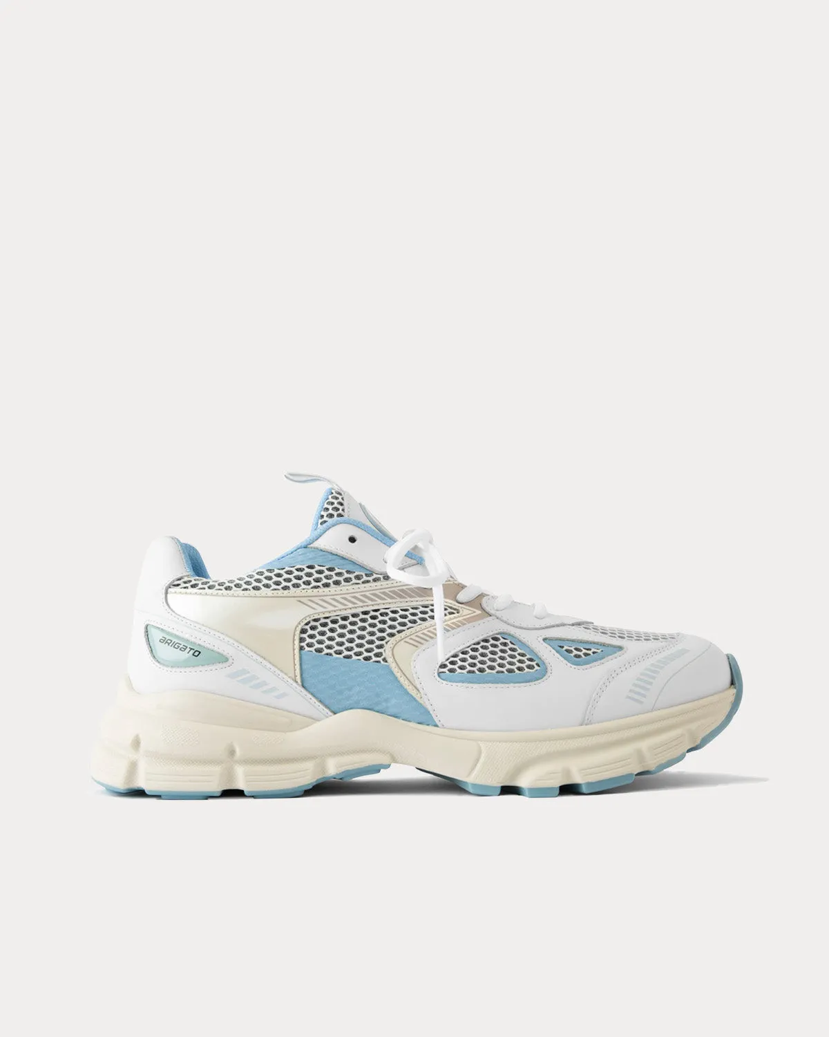 Marathon Runner White / Dusty Blue Low Top Sneakers