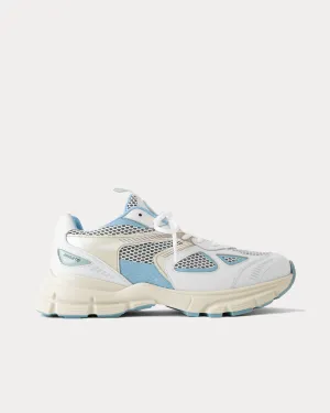 Marathon Runner White / Dusty Blue Low Top Sneakers