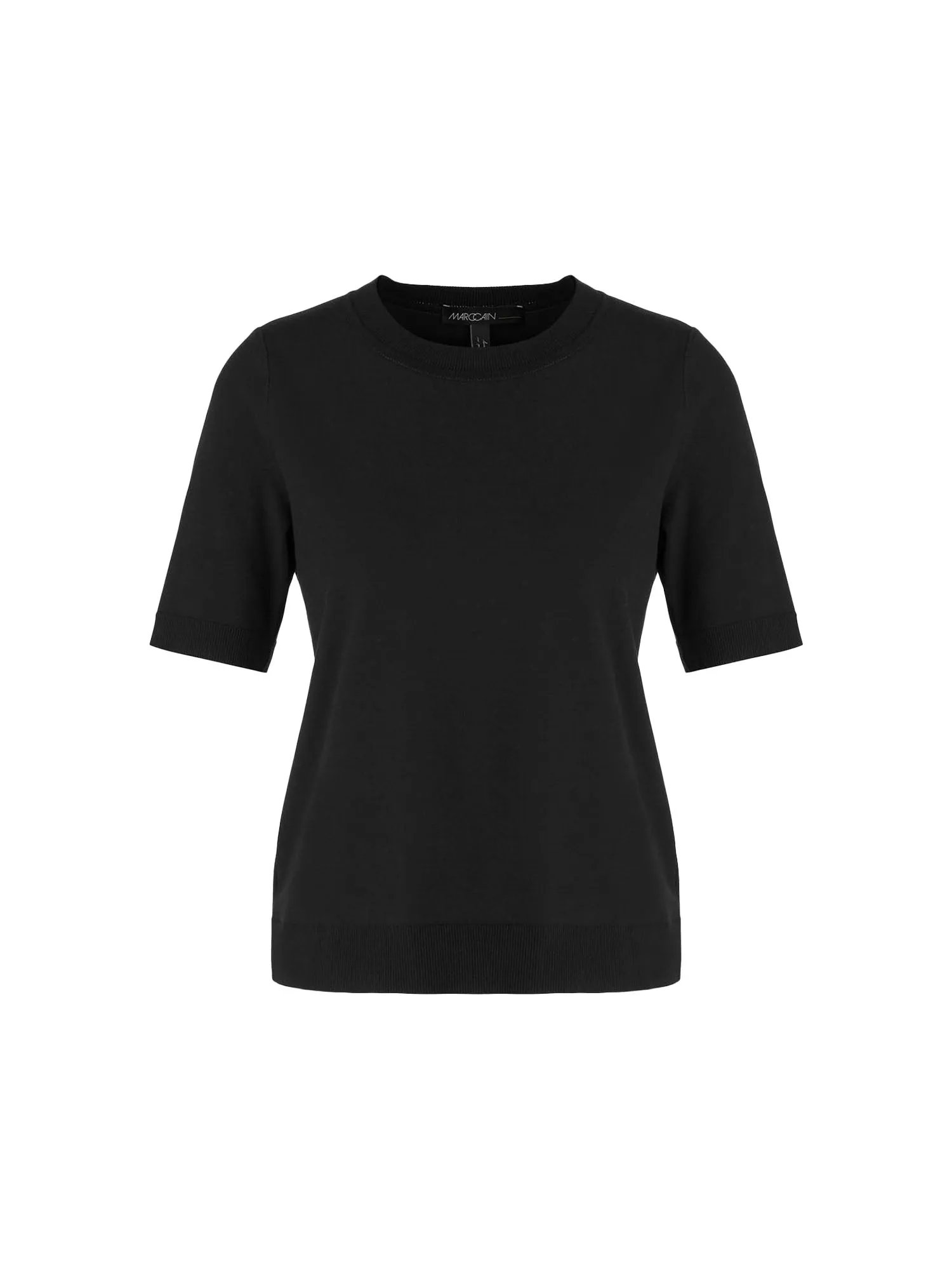 Marc Cain Additions "Rethink Together" Short Sleeve Sweater