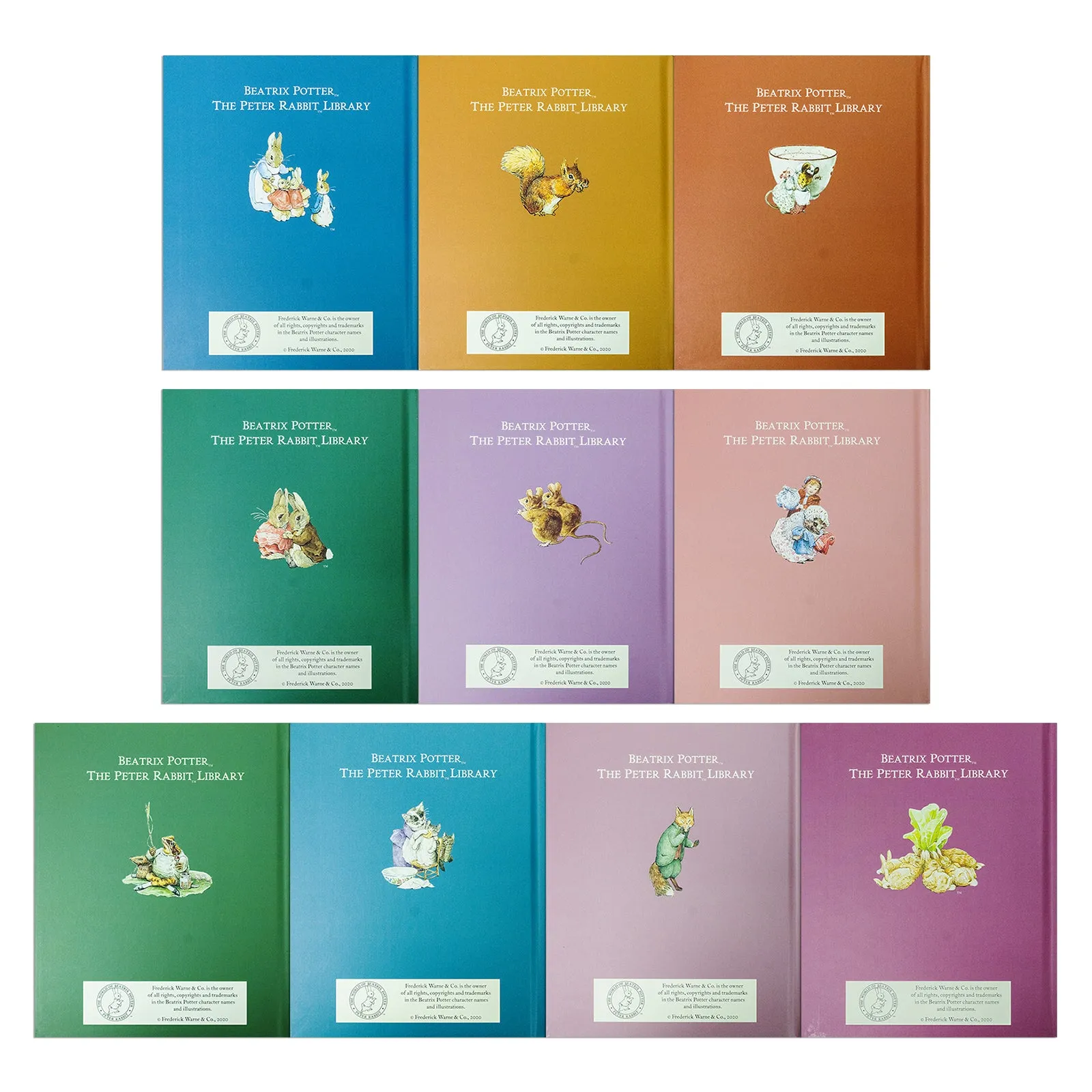 Peter Rabbit 10-Book Box Set Collection by Beatrix Potter: Deluxe Hardback Children's Classics – Illustrated Bunny Tales and Bedtime Stories