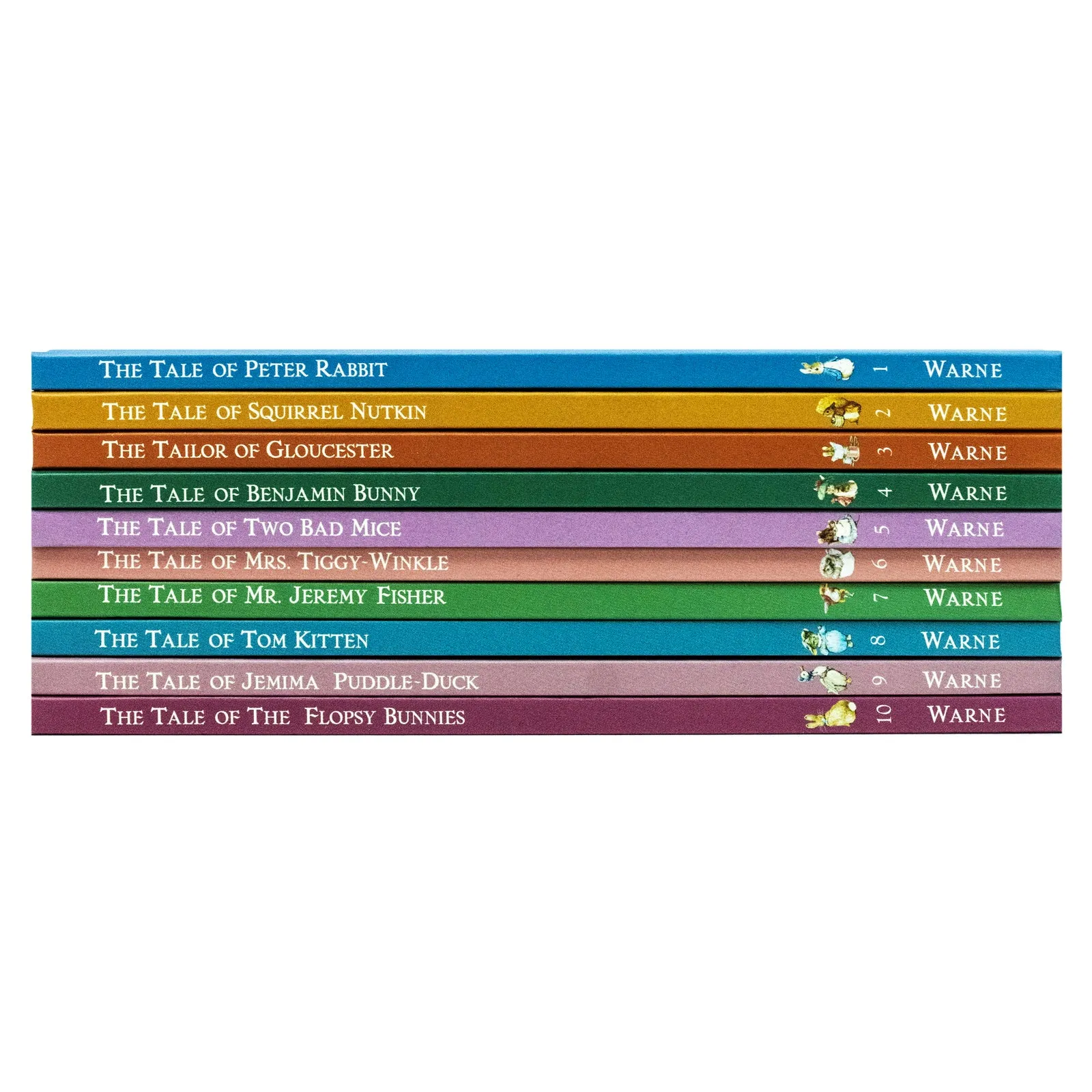 Peter Rabbit 10-Book Box Set Collection by Beatrix Potter: Deluxe Hardback Children's Classics – Illustrated Bunny Tales and Bedtime Stories