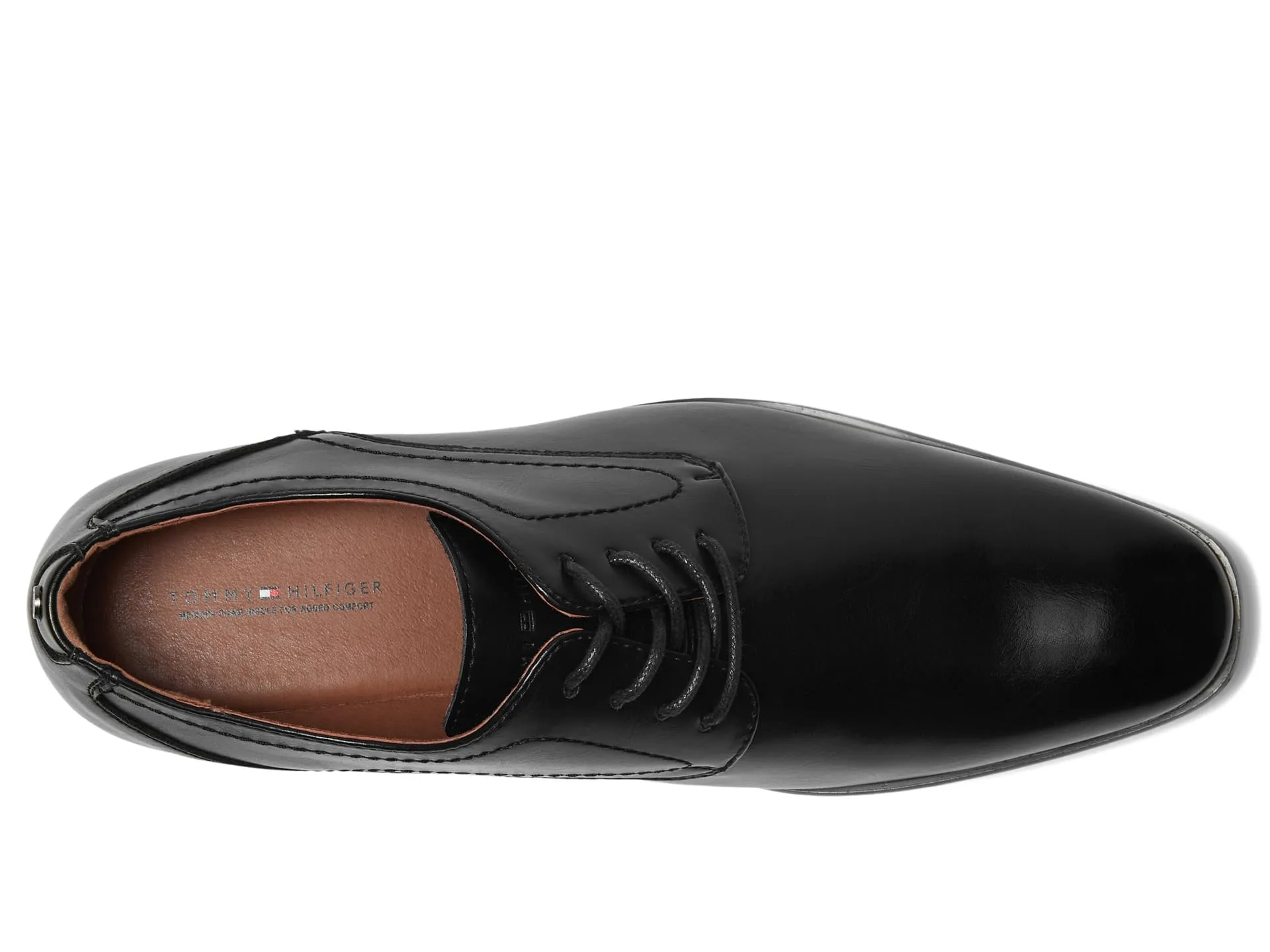 Tommy Hilfiger Men's Step Oxford, Black 001, 8