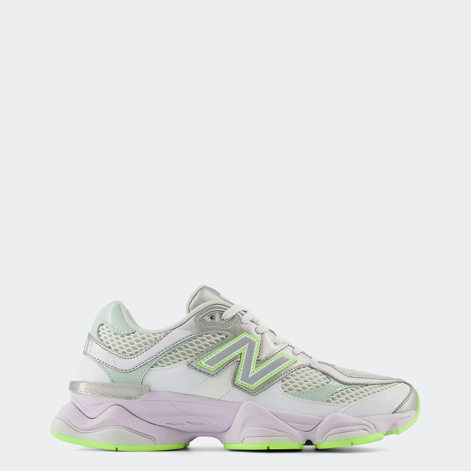 Unisex New Balance 9060 Shoes White Silver Taro