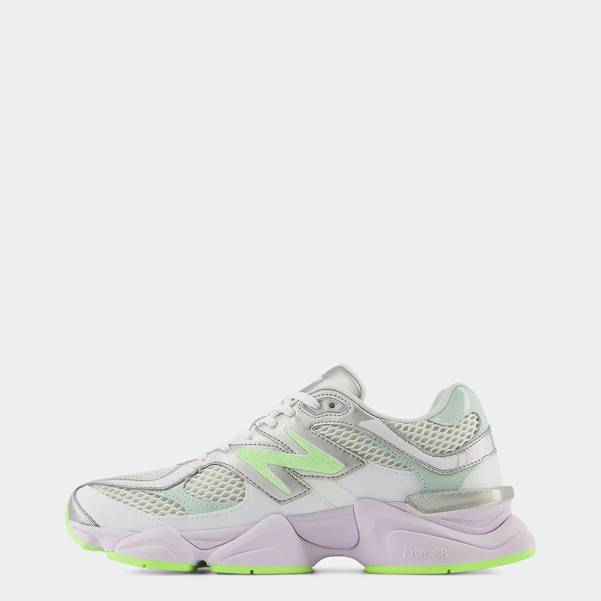 Unisex New Balance 9060 Shoes White Silver Taro