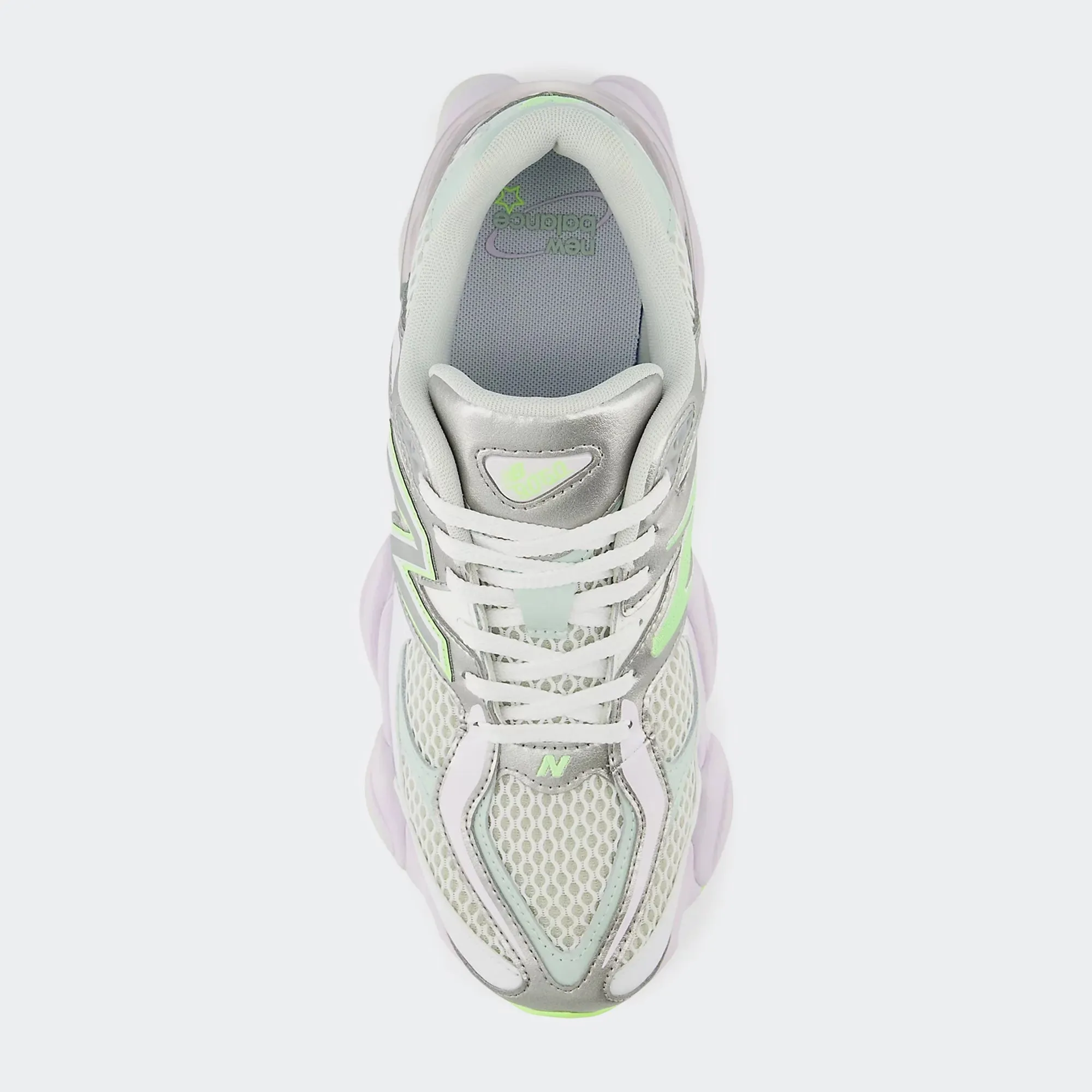 Unisex New Balance 9060 Shoes White Silver Taro