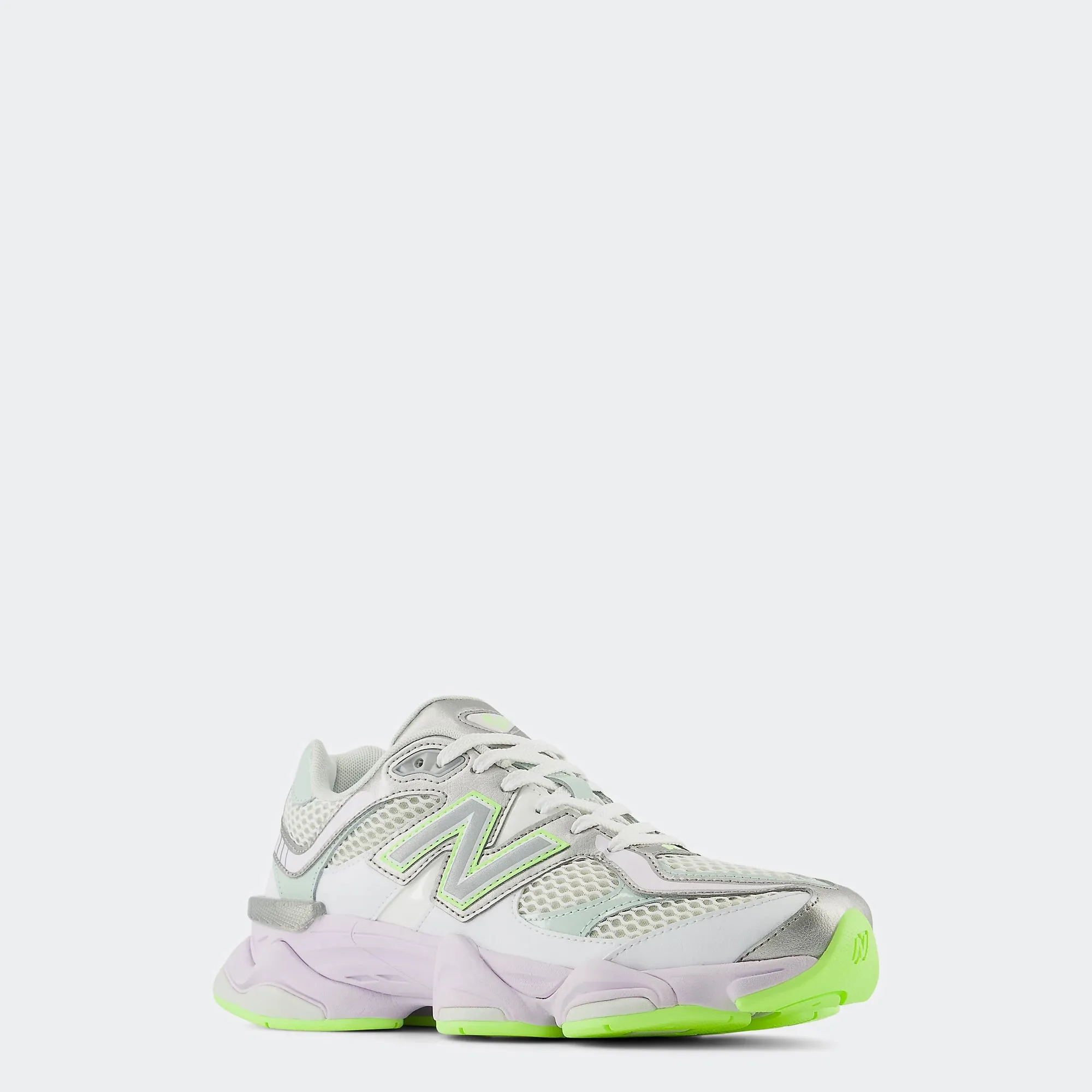 Unisex New Balance 9060 Shoes White Silver Taro