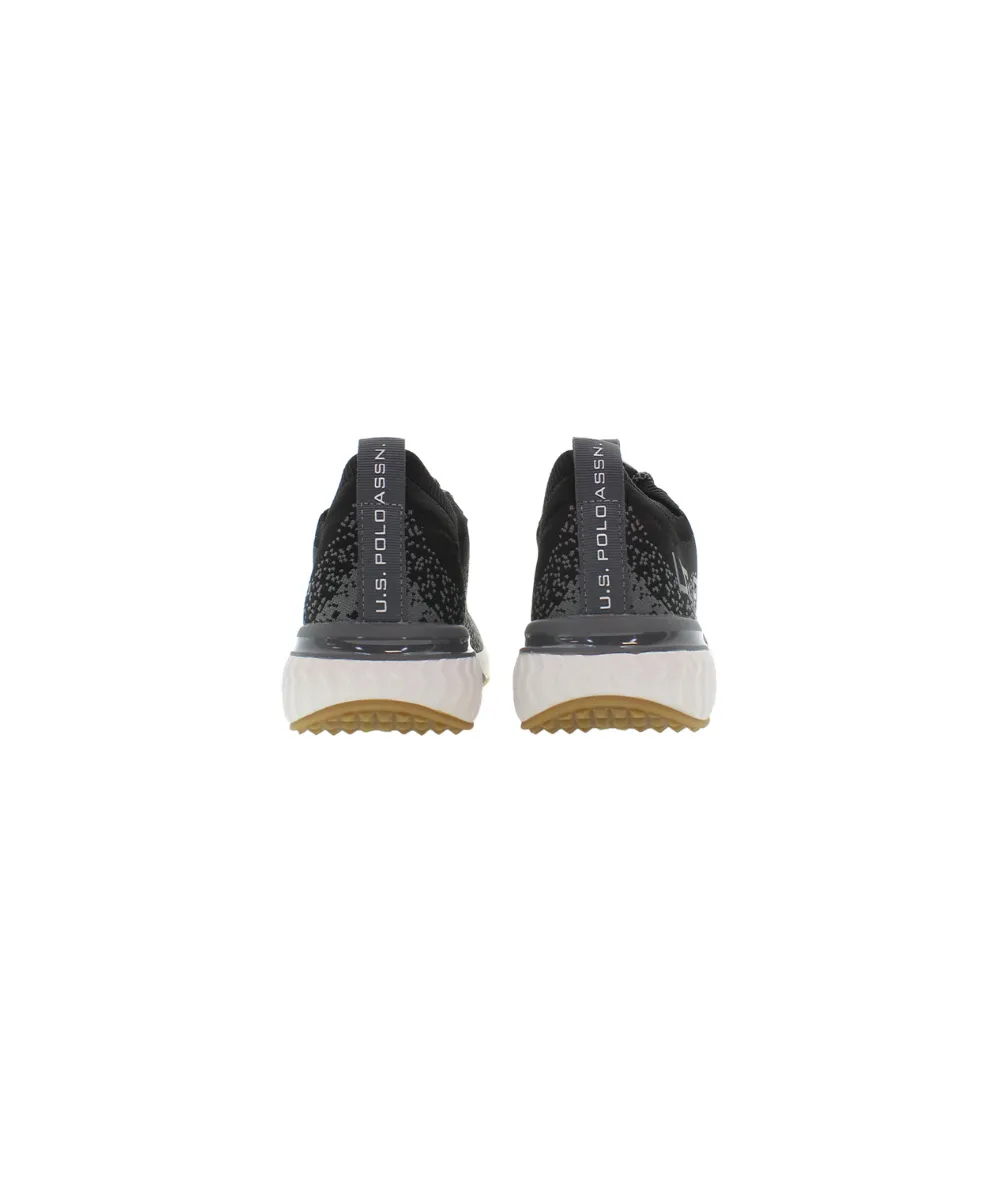US POLO MENS SNEAKER RUNNING IN TEXTILE KNITTED MATERIAL