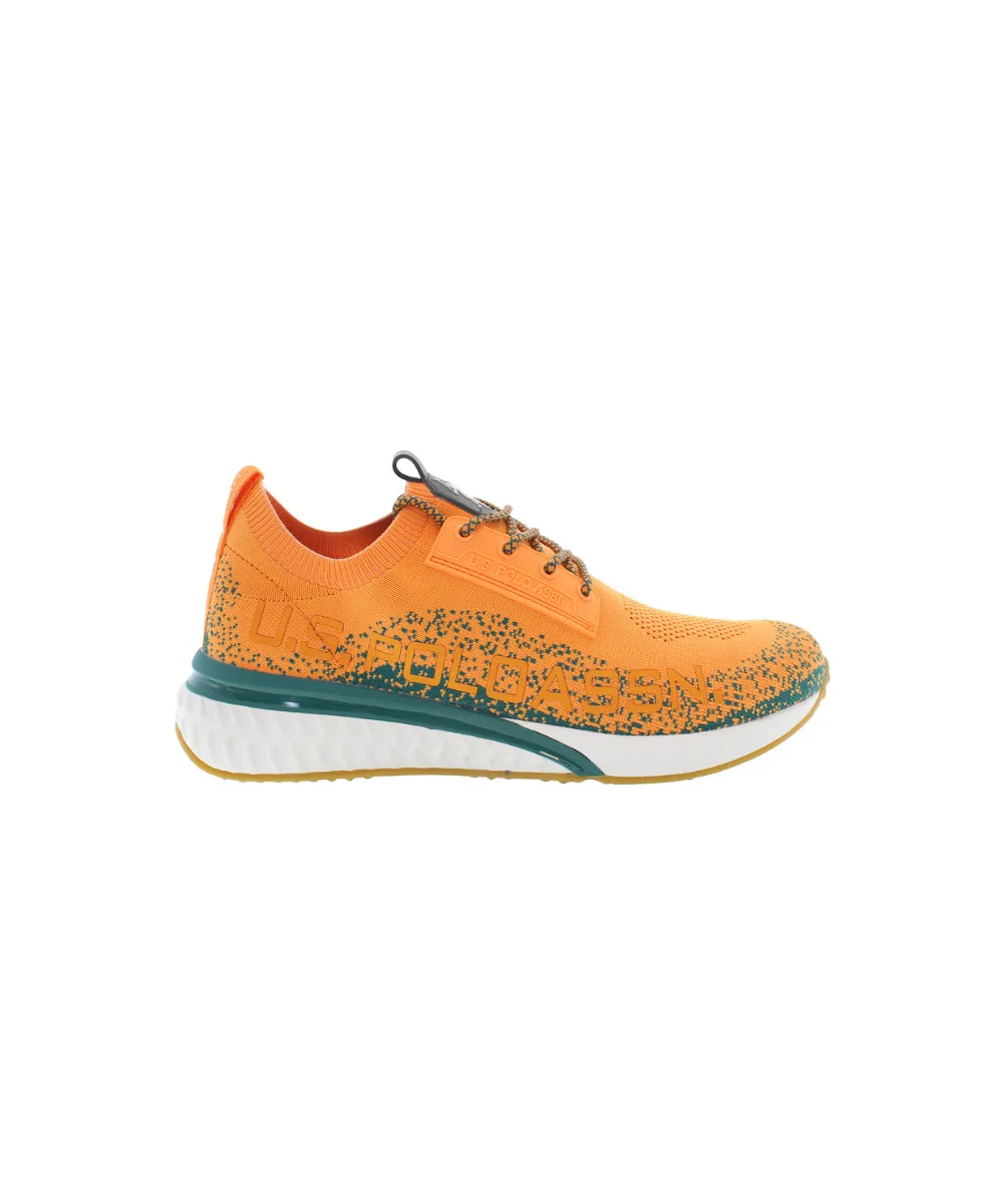 US POLO MENS SNEAKER RUNNING IN TEXTILE KNITTED MATERIAL