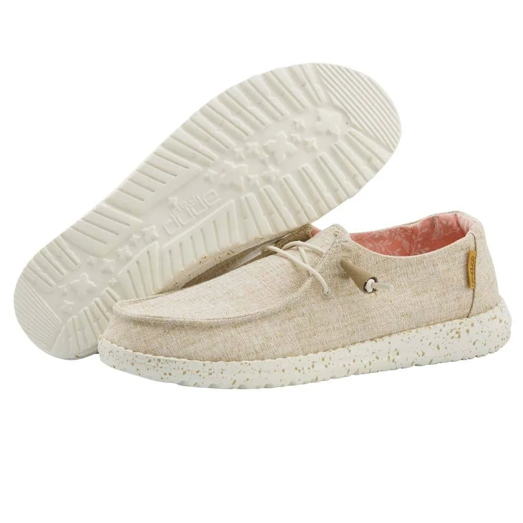 Wendy Chambray White Nut