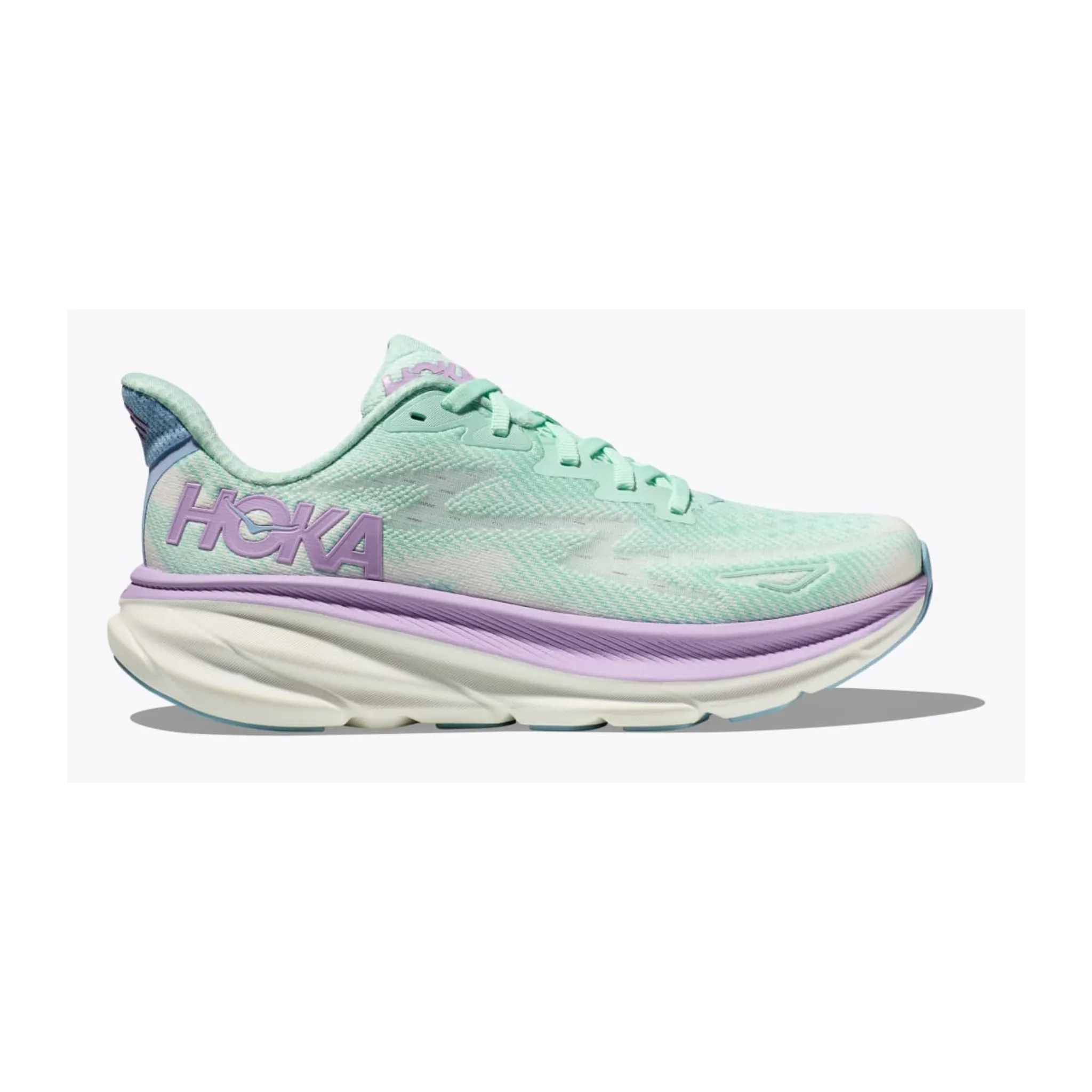 WOMEN'S CLIFTON 9 - B - SOLM SUNLIT OCEAN/LILAC MIST