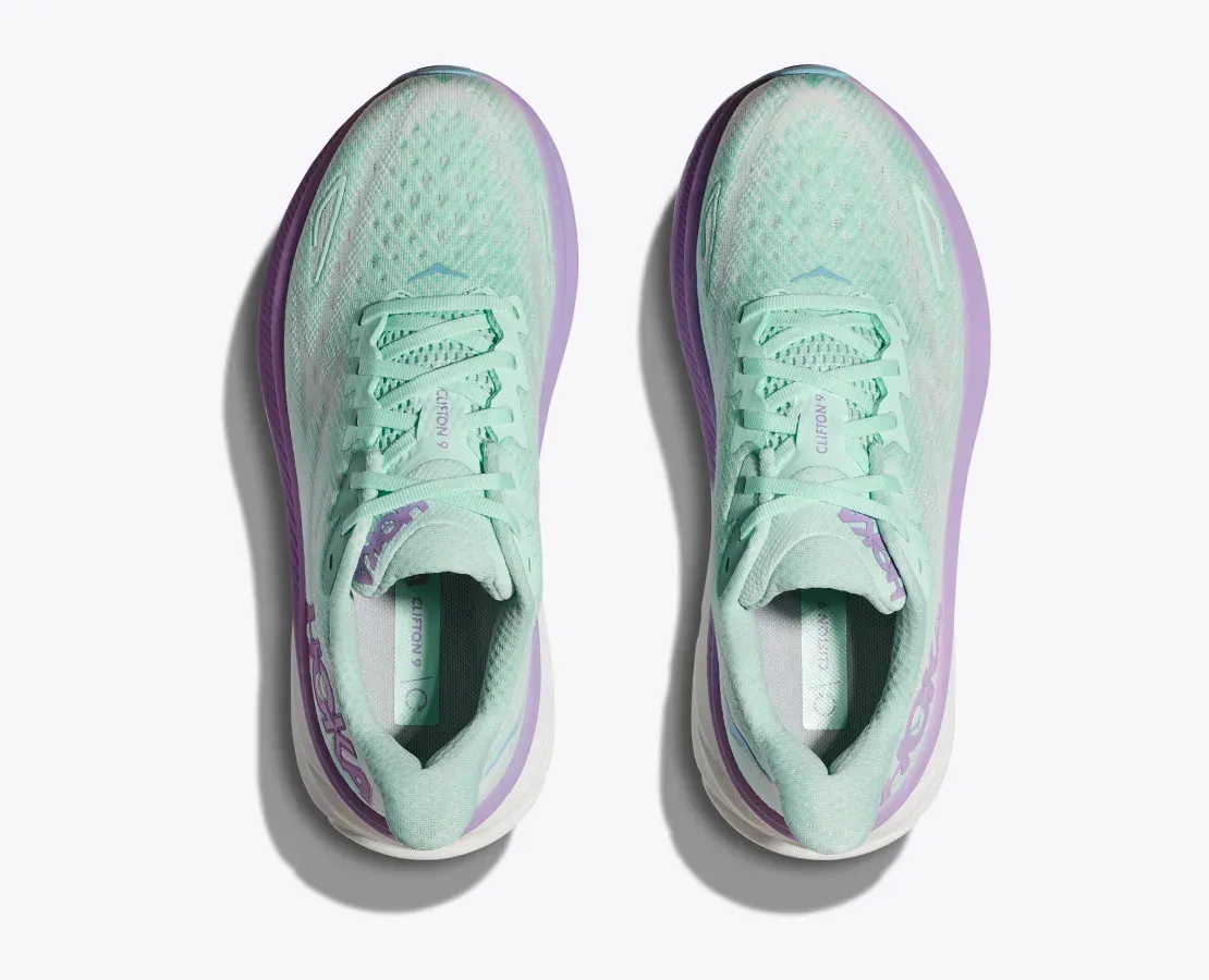 WOMEN'S CLIFTON 9 - B - SOLM SUNLIT OCEAN/LILAC MIST