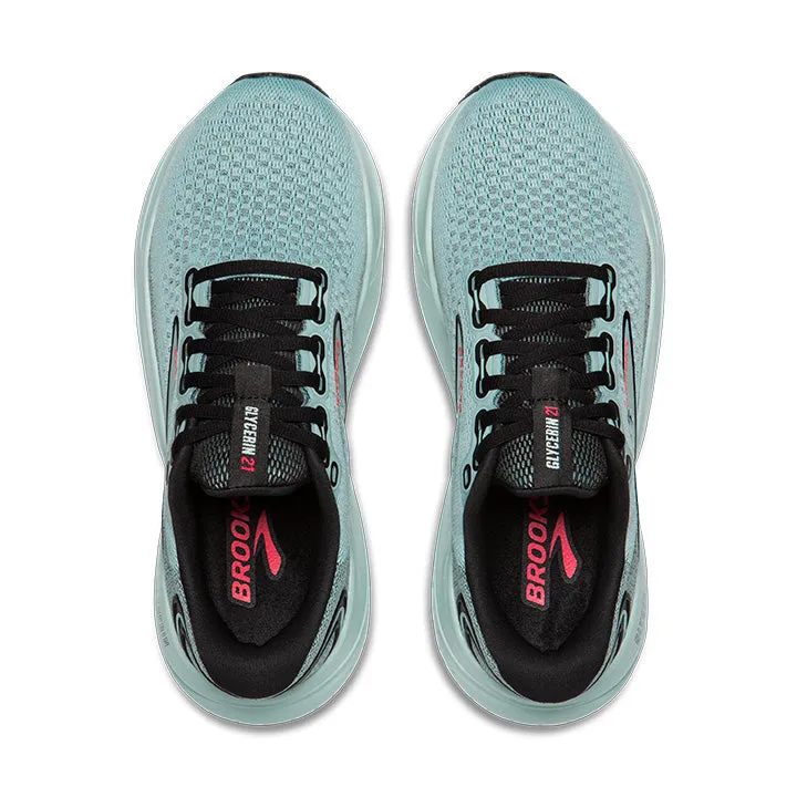 WOMEN'S GLYCERIN 21 - B - 410 CLOUD/BLACK/PINK
