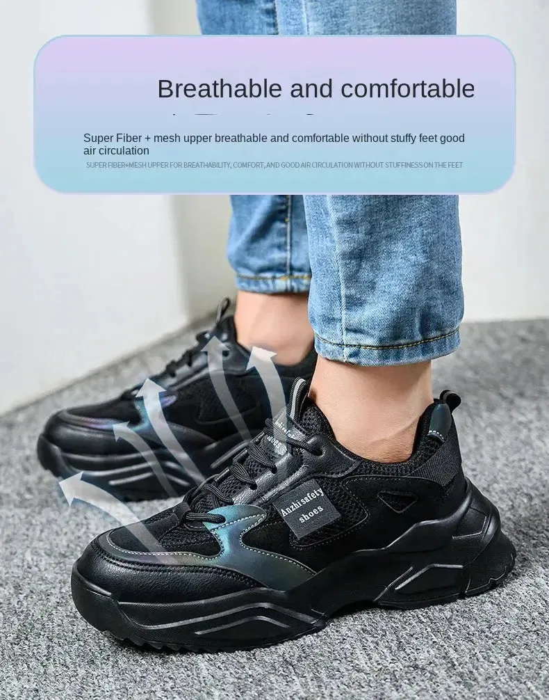 Women's Safety Sneakers – Anti-Smash, Anti-Puncture & Breathable Work Shoes
