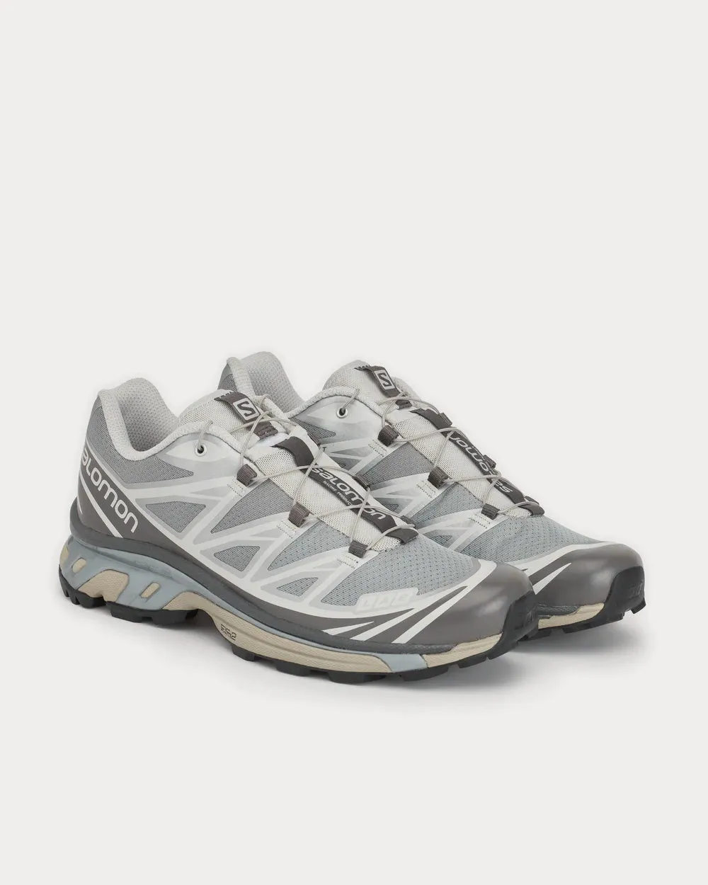 XT-6 Advanced DSM Exclusive Silver / Black Low Top Sneakers