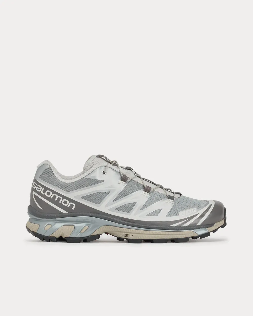XT-6 Advanced DSM Exclusive Silver / Black Low Top Sneakers